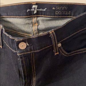 7for all mankind bootcut with light stitching
